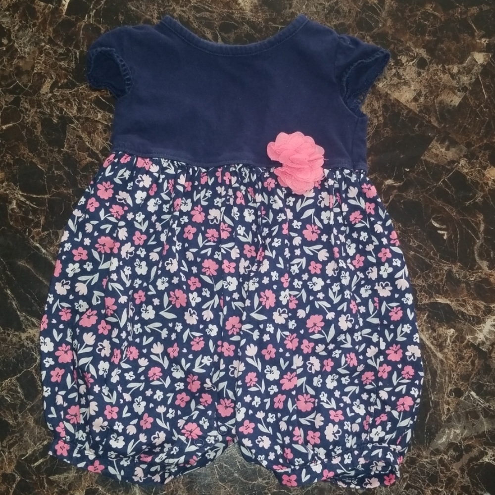 Short sleeve romper